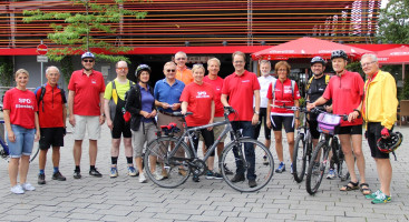 Roten Radlern im LK Ebersberg - Start in Vaterstetten