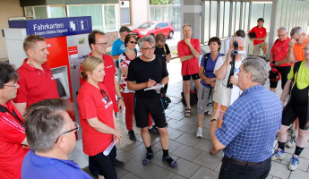 Roten Radlern im LK Ebersberg - Bahnhof in Markt Schwaben