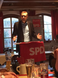 Der alte und neue Vorsitzende des Kreis-SPD, Thomas Vogt