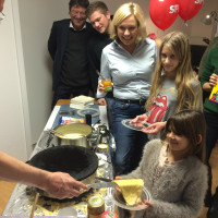 Foto: Kinder im Büro von Doris Rauscher